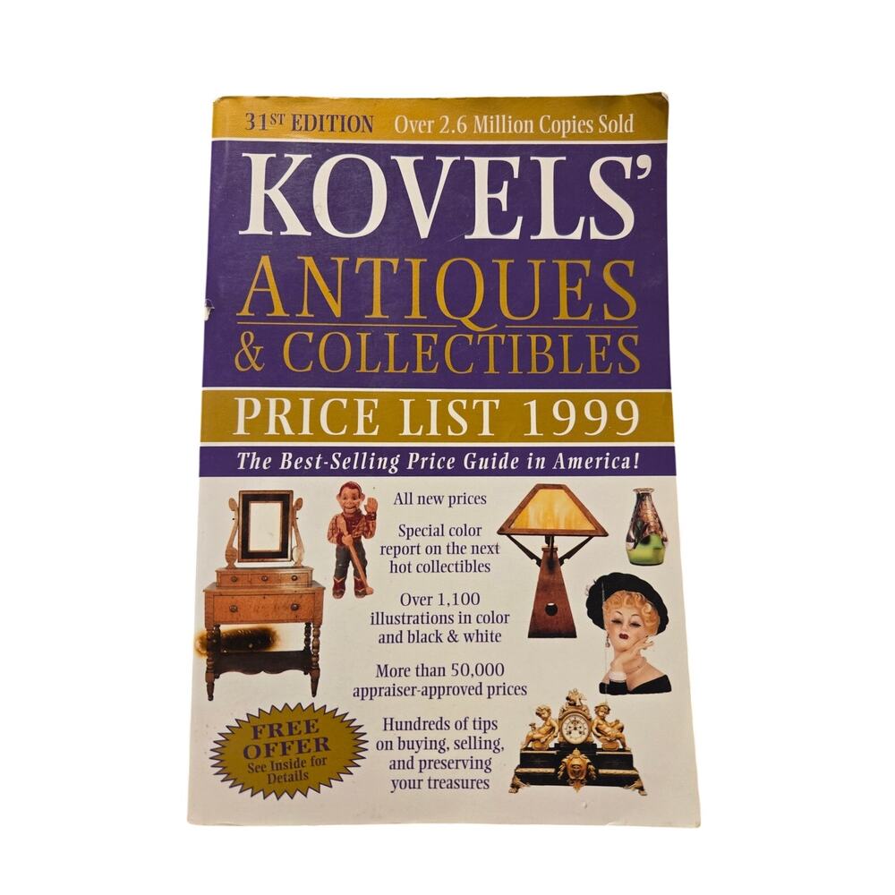 Kovels Antiques Collectibles Price List 1999 31st Edition Vintage Price Guide